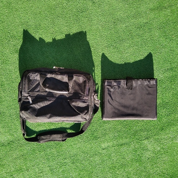 15.7"Computer Laptop Shoulder Strap Bag Case Briefcase Multipocket Handbag USED - Picture 5 of 5